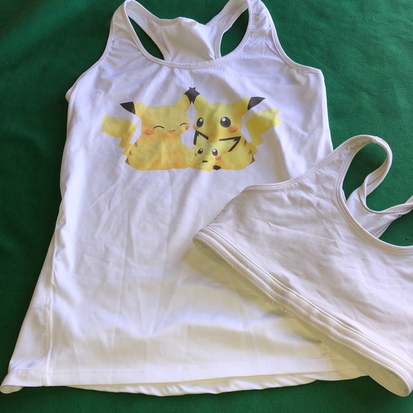 Tops - 🇺🇸3/$10🇺🇸Pokemon tankard sports bra